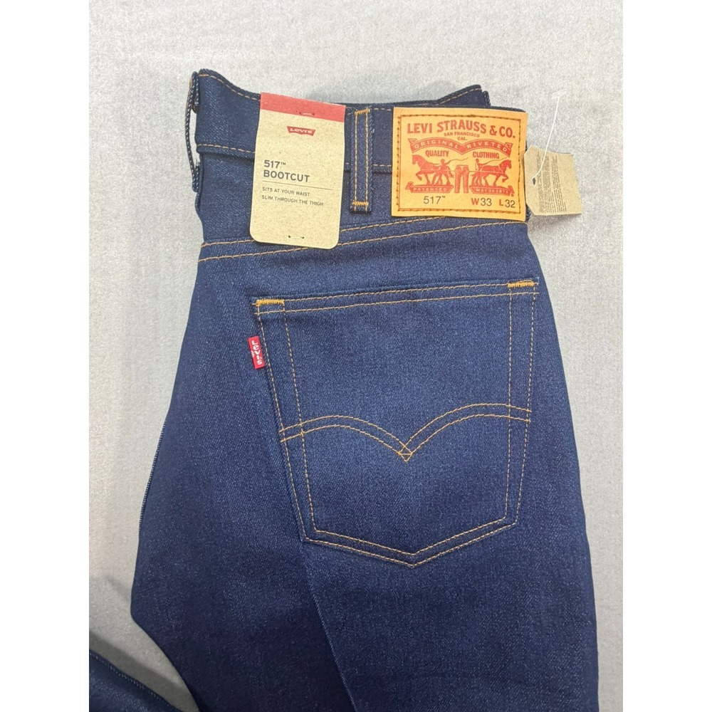 NWT Levi's 517 Bootcut Men Denim Jeans 33/32 - Picture 5 of 12